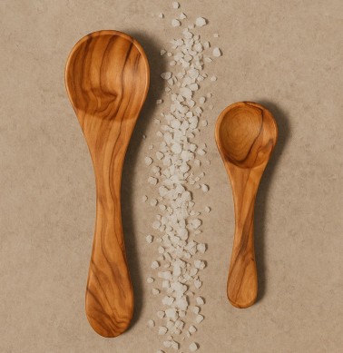 Olive wood Condiment Spoon